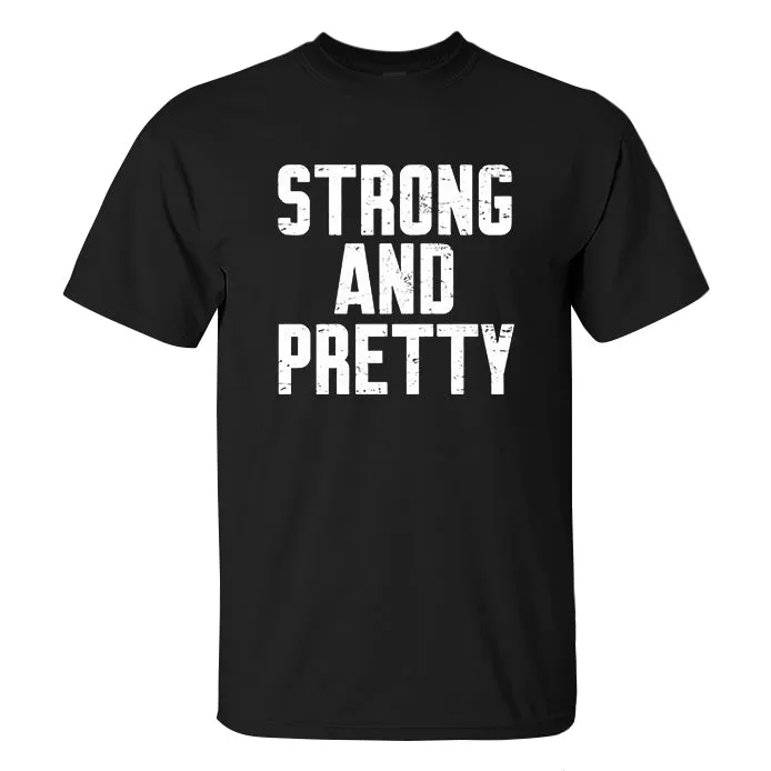 Strong And Pretty Print Men's T-shirt sold by Polyalien product image thumbnail 2