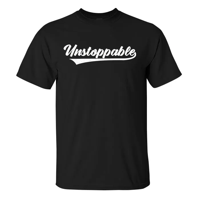 Unstoppable Printed Men's T-shirt sold by Polyalien product image thumbnail 2