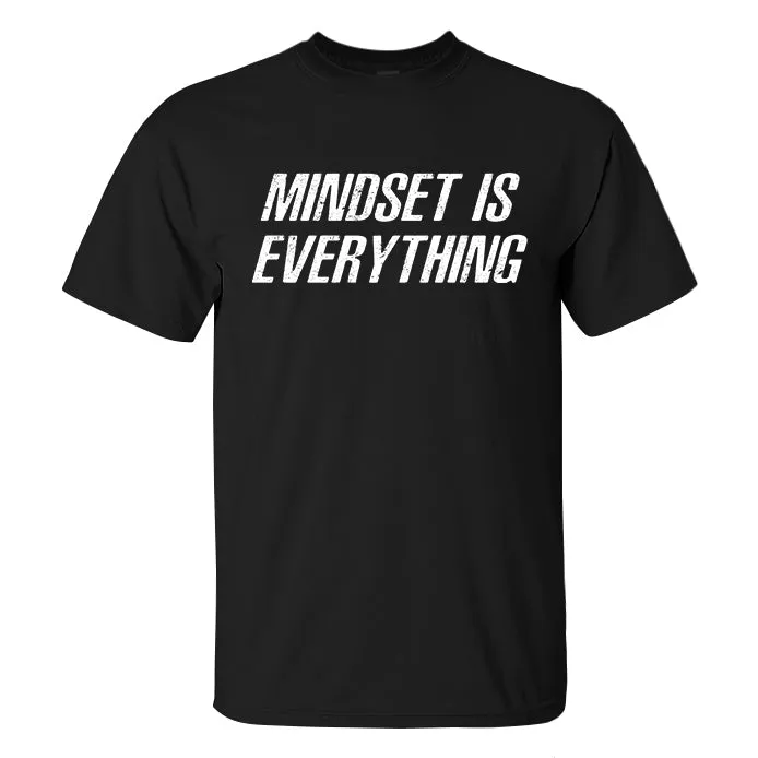Mindset Is Everything Printed Men's T-shirt sold by Polyalien product image thumbnail 2