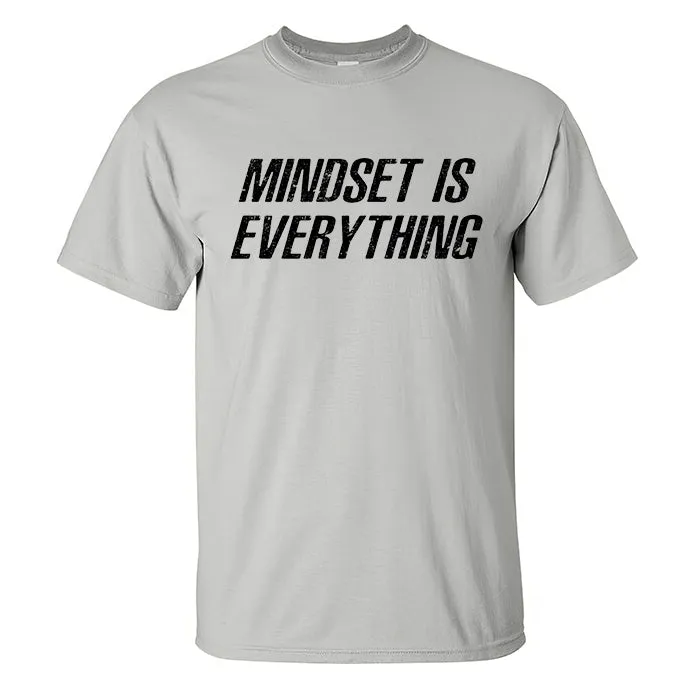 Mindset Is Everything Printed Men's T-shirt sold by Polyalien product image thumbnail 4