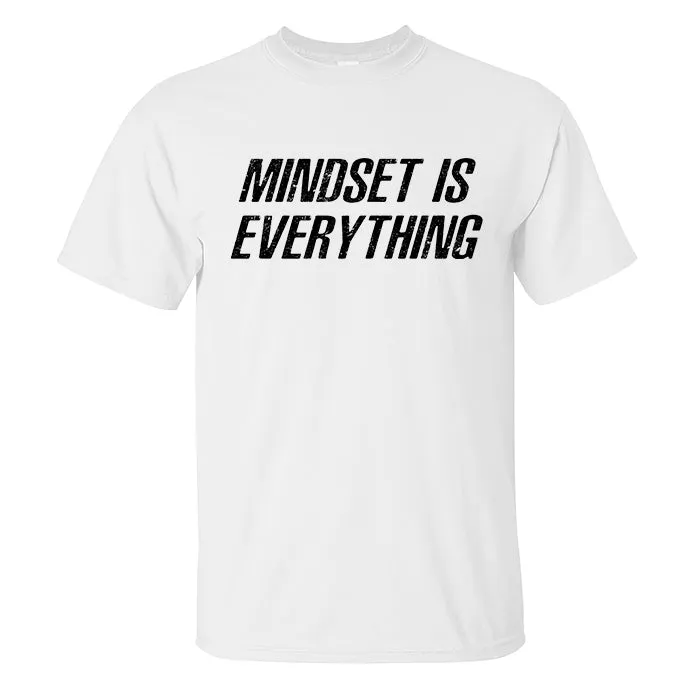 Mindset Is Everything Printed Men's T-shirt sold by Polyalien product image thumbnail 3