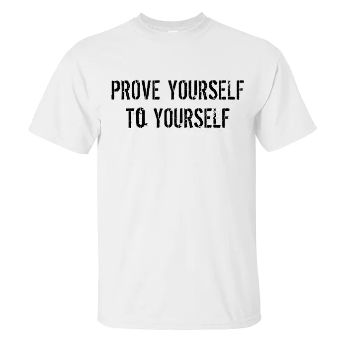 Prove Yourself To Youself Printed Men's T-shirt sold by Polyalien product image thumbnail 3