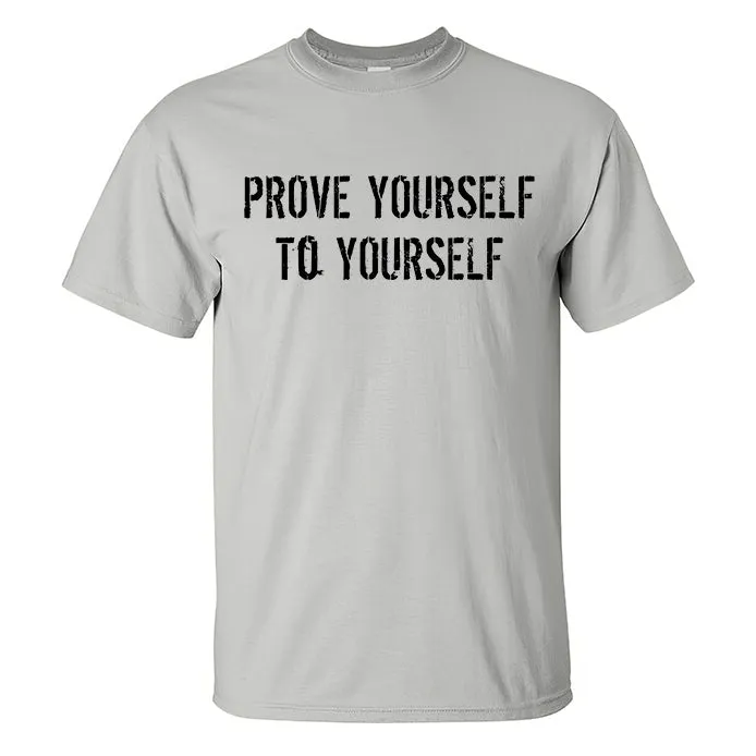 Prove Yourself To Youself Printed Men's T-shirt sold by Polyalien product image thumbnail 4