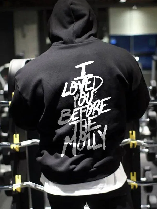 I Loved You Before The Molly Printed Men's Hoodie sold by Polyalien