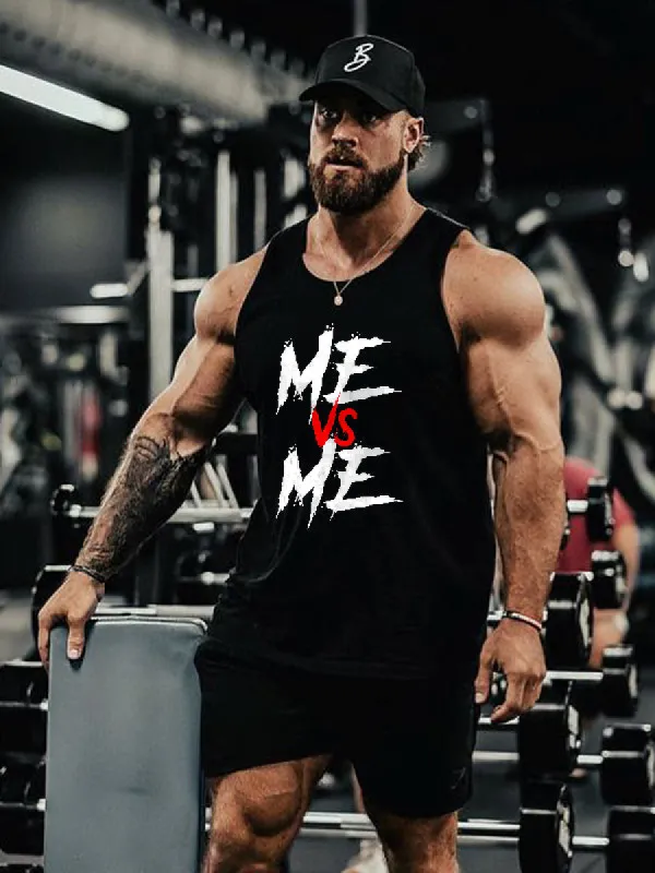 Me Vs Me Printed Men's Vest sold by Polyalien