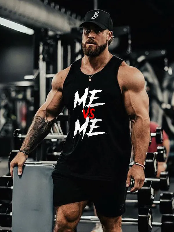 Me Vs Me Printed Men's Vest sold by Polyalien