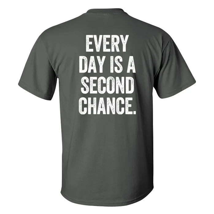 Every Day Is A Second Chance Printed Men's T-shirt sold by Polyalien product image thumbnail 4