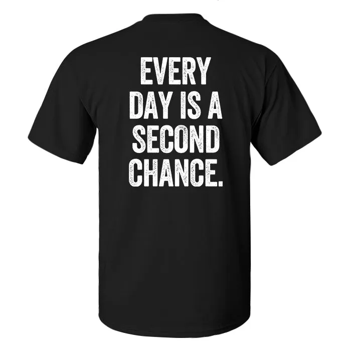 Every Day Is A Second Chance Printed Men's T-shirt sold by Polyalien product image thumbnail 2