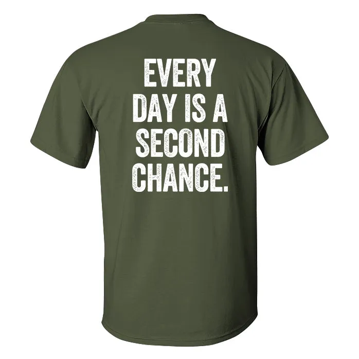 Every Day Is A Second Chance Printed Men's T-shirt sold by Polyalien product image thumbnail 5