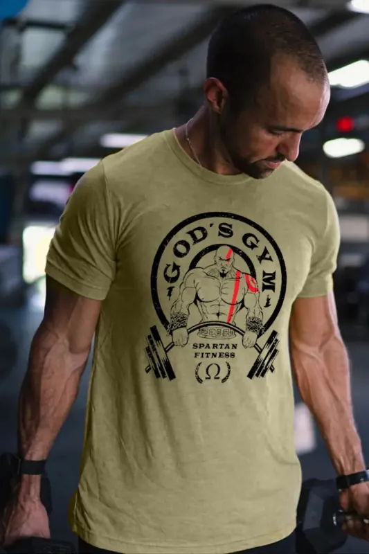 God's Gym Printed Men's T-shirt sold by Polyalien