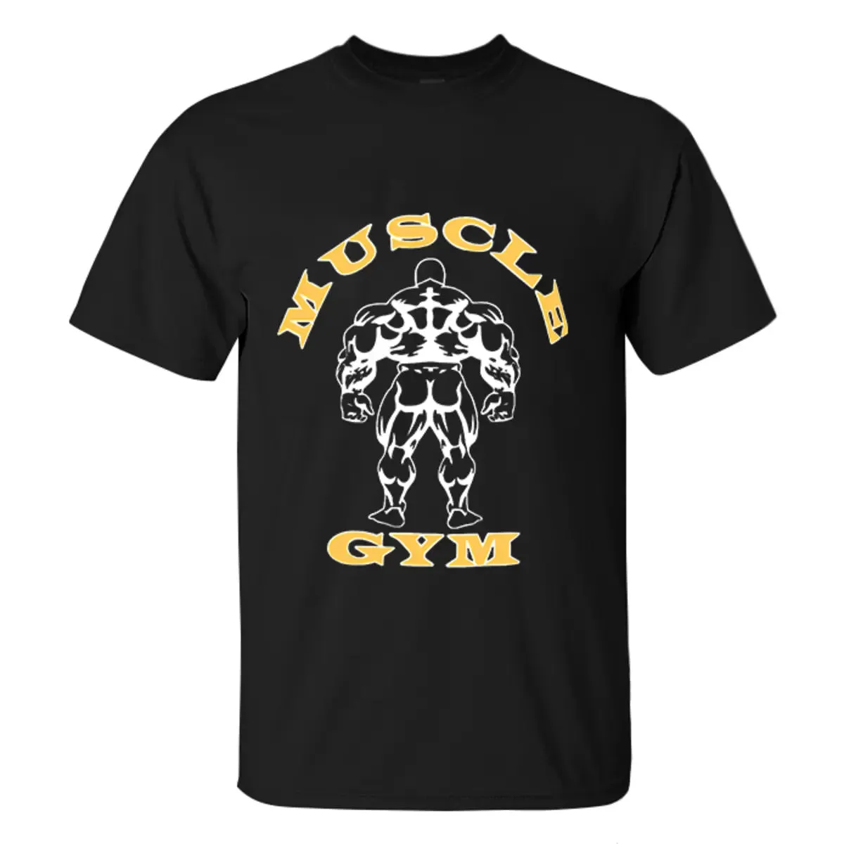 Muscle Gym Printed Men's T-shirt sold by Polyalien product image thumbnail 2