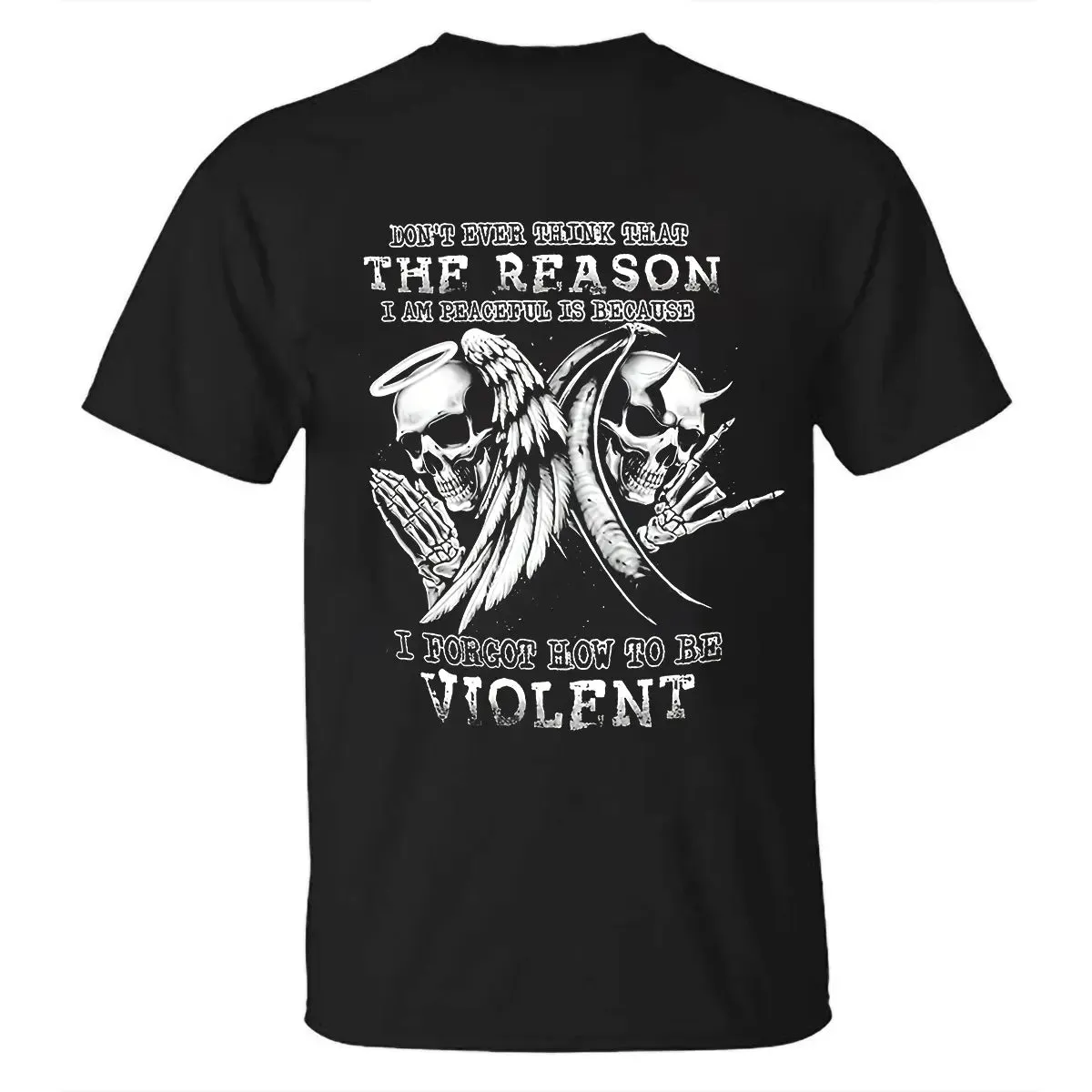 Viking Don't Ever Think That The Reason Printed Men's T-shirt sold by Polyalien product image thumbnail 2