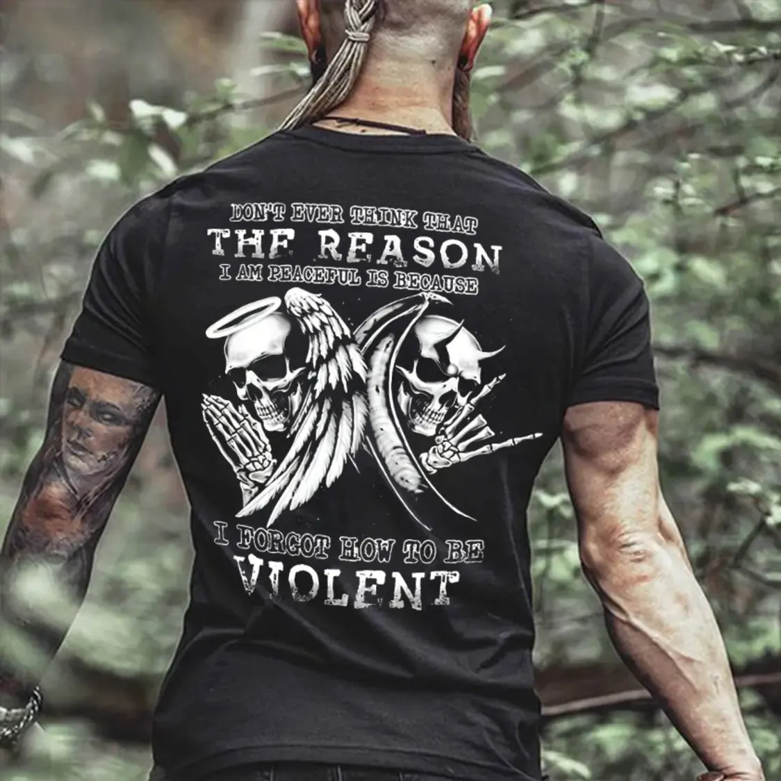 Viking Don't Ever Think That The Reason Printed Men's T-shirt sold by Polyalien