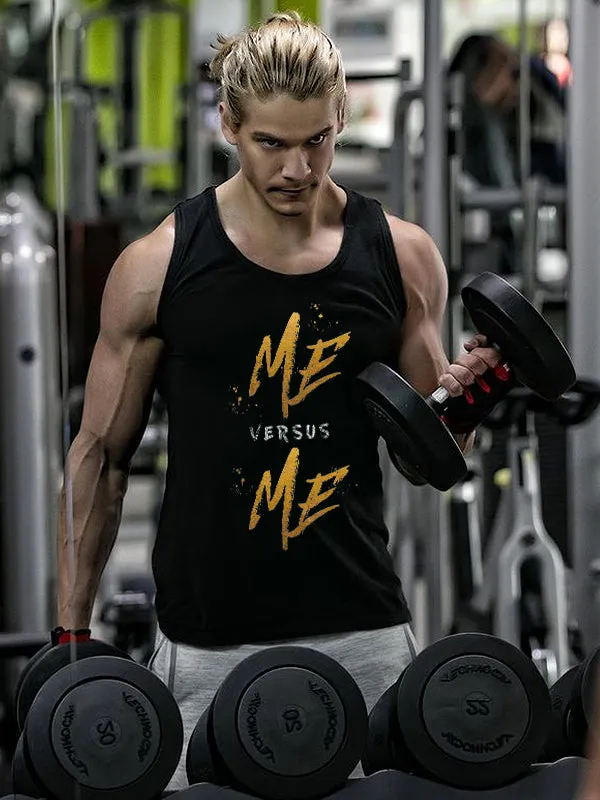 Me Versus Me Printed Men's Vest sold by Polyalien