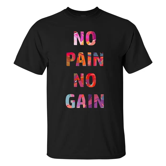 No Pain No Gain Printed Men's T-shirt sold by Polyalien product image thumbnail 2