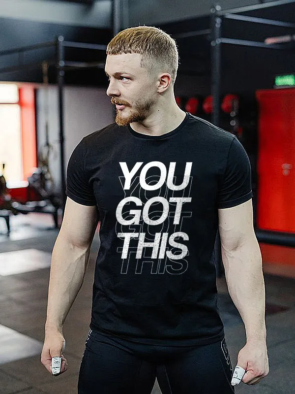 You Got This Printed Men's T-shirt sold by Polyalien