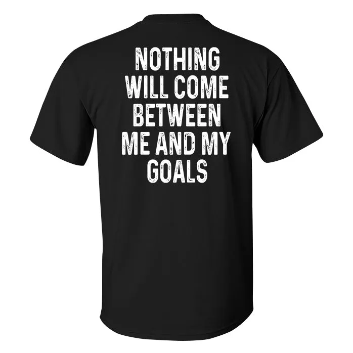 Nothing Will Come Between Me And My Goals Printed Men's T-shirt sold by Polyalien product image thumbnail 2