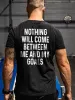 Nothing Will Come Between Me And My Goals Printed Men's T-shirt sold by Polyalien