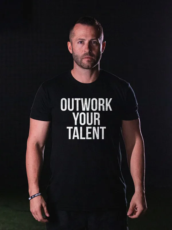 Outwork Your Talent Printed Men's T-shirt sold by Polyalien