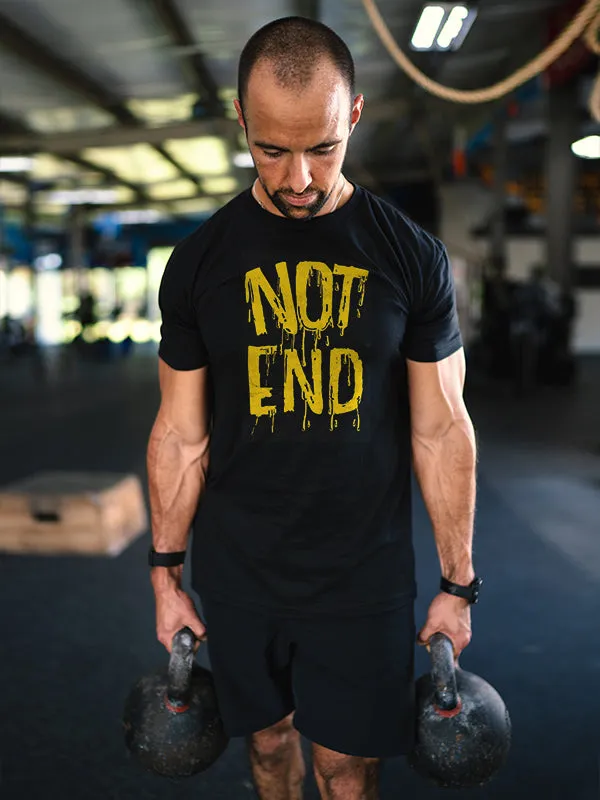 Not End Printed Men's T-shirt sold by Polyalien