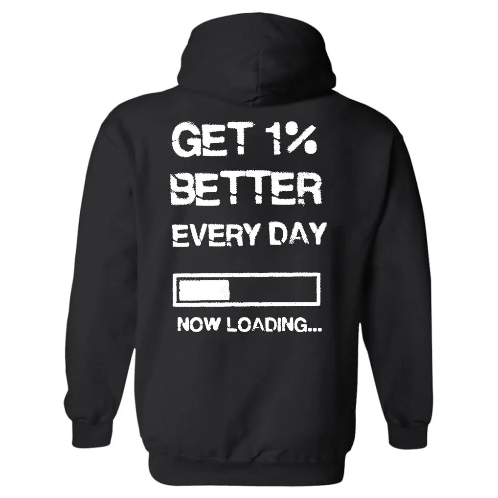 Get 1% Better Every Day Printed Men's Hoodie sold by Polyalien product image thumbnail 2