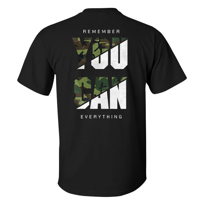 Remember You Can Everything Printed Men's T-shirt sold by Polyalien product image thumbnail 2