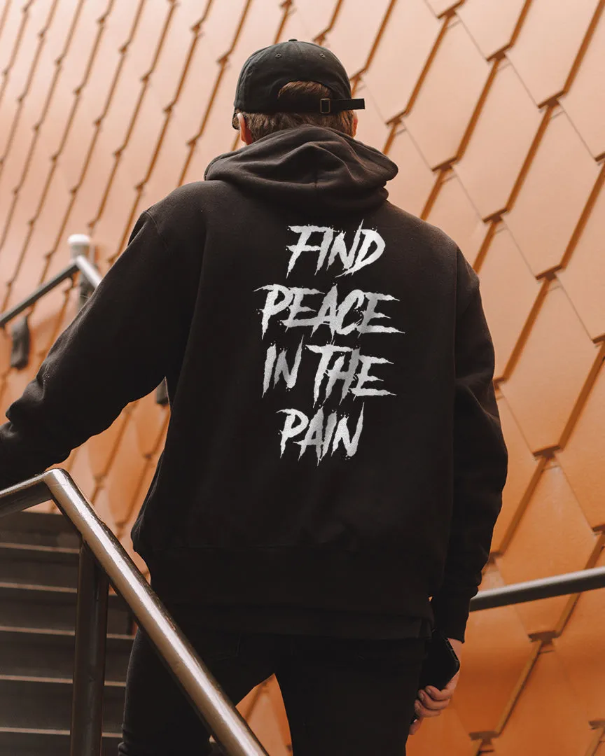 Find Peace In The Rain Men's Hoodie sold by Polyalien product image thumbnail 3