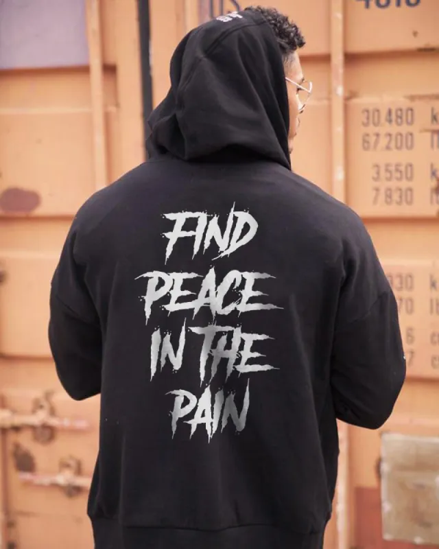 Find Peace In The Rain Men's Hoodie sold by Polyalien