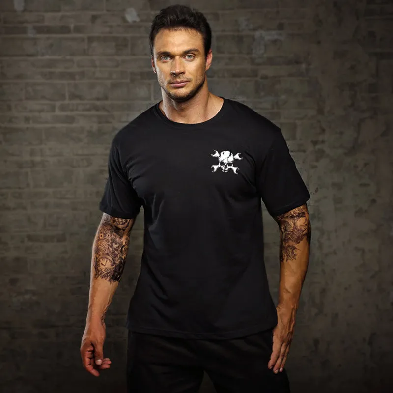 Skull Nobody Cares Work Harder T-shirt Sold Out sold by Polyalien product image thumbnail 3