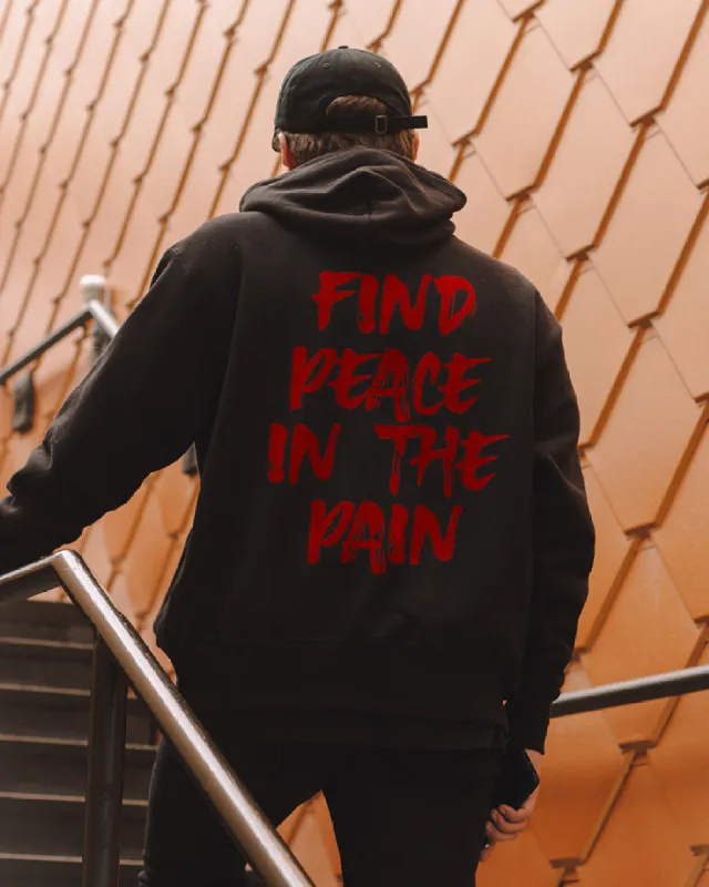 Find Peace in The PainPrinted Men's All-match Hoodie made by Polyalien