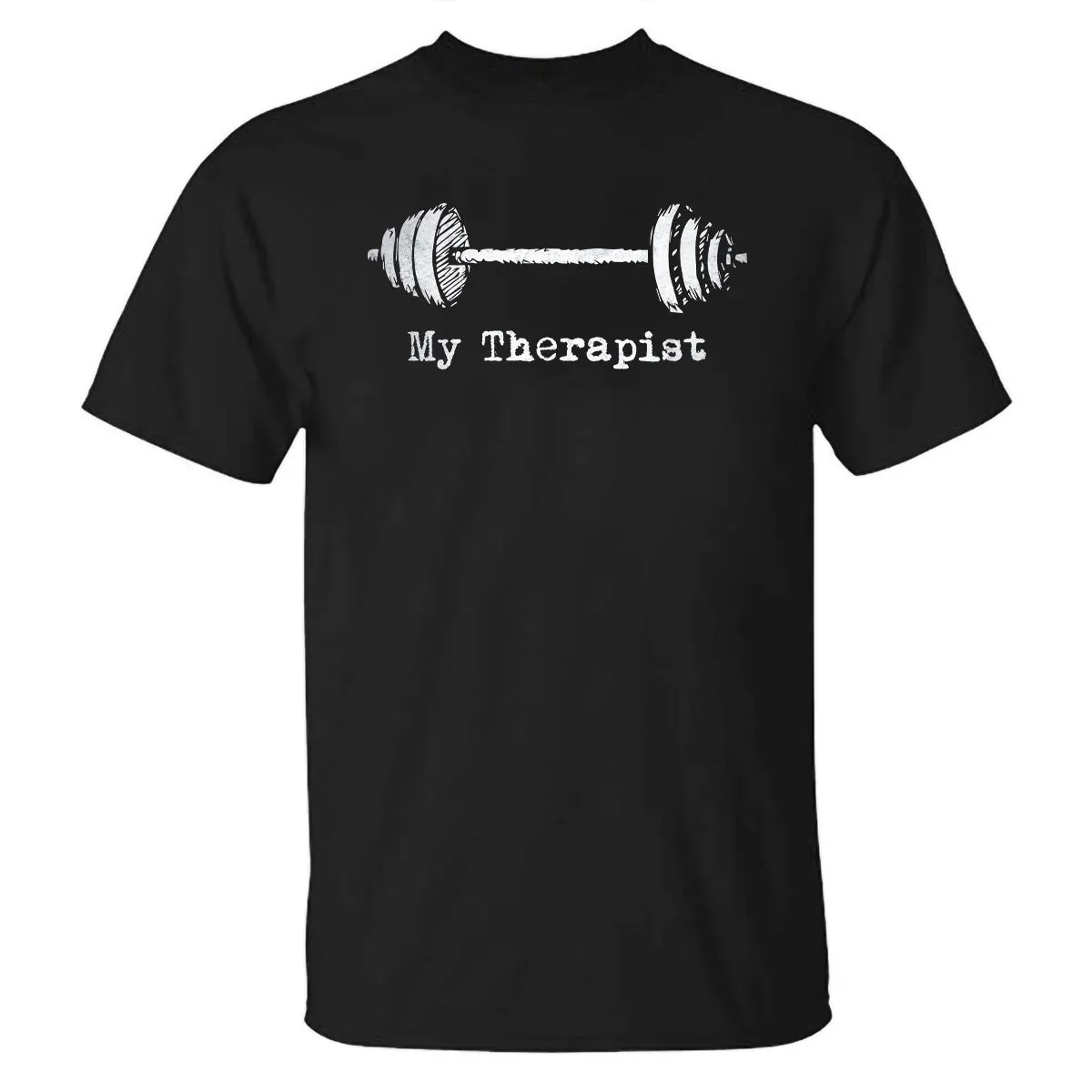 My Therapist Printed Men's T-shirt sold by Polyalien product image thumbnail 2