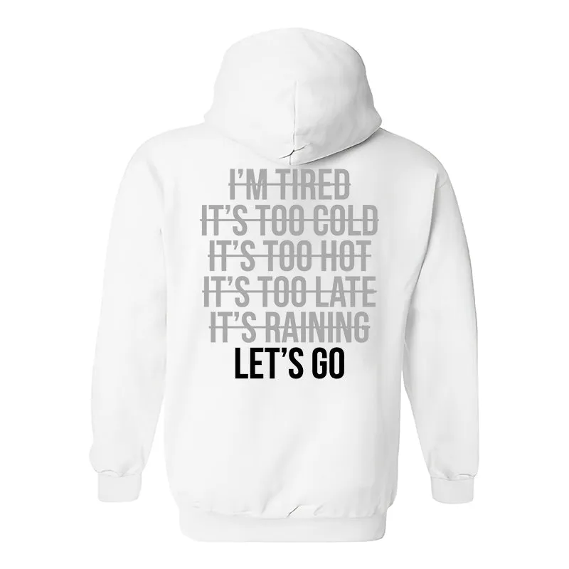 LET'S GO Printed Casual Hoodie sold by Polyalien product image thumbnail 2