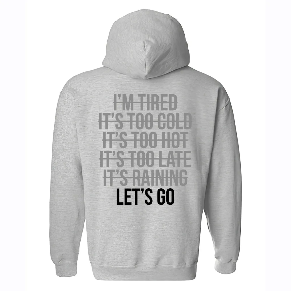 LET'S GO Printed Casual Hoodie sold by Polyalien product image thumbnail 3