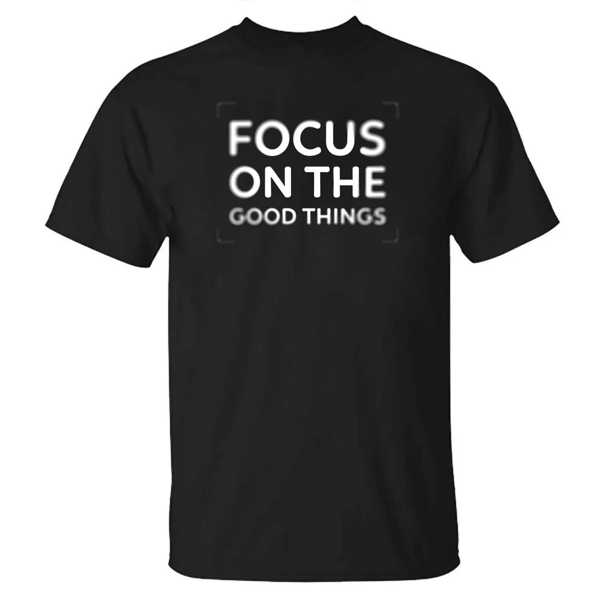Focus On The Good Things Printed Men's T-shirt sold by Polyalien product image thumbnail 2