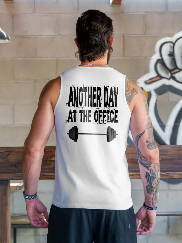Another Day At The Office Printed Vest sold by Polyalien
