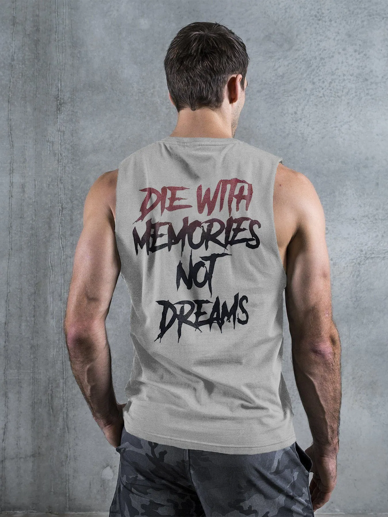 Die With Memories Not Dreams Printed Vest sold by Polyalien product image thumbnail 3