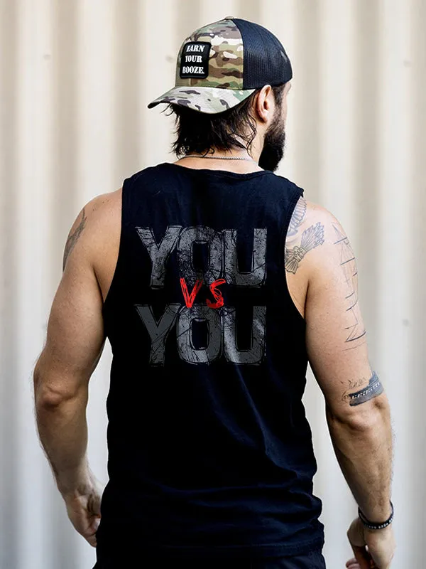 You Vs You Printed Vest sold by Polyalien