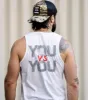 You Vs You Printed Vest sold by Polyalien