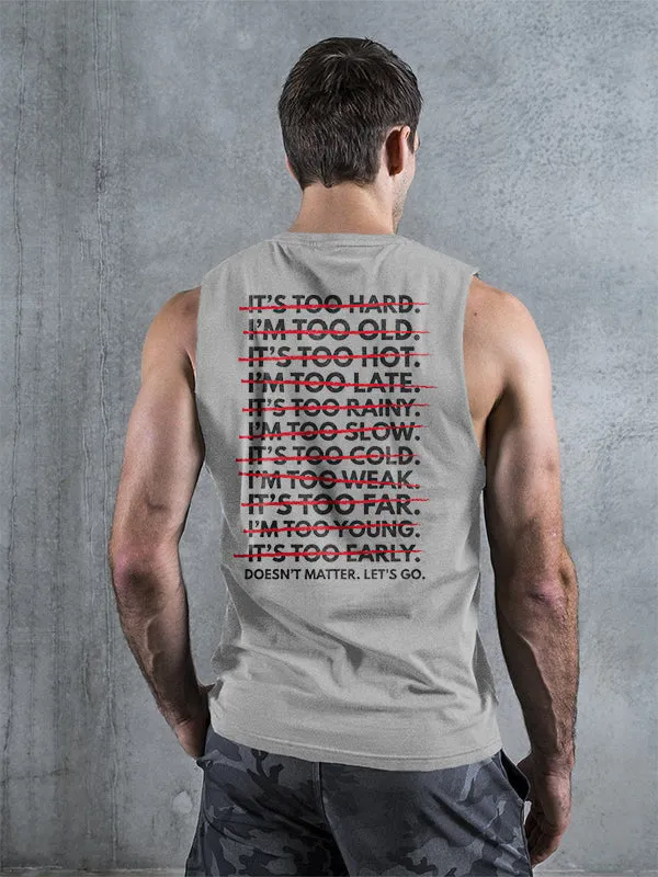 Doesn't Matter Let's Go Printed Vest sold by Polyalien product image thumbnail 2