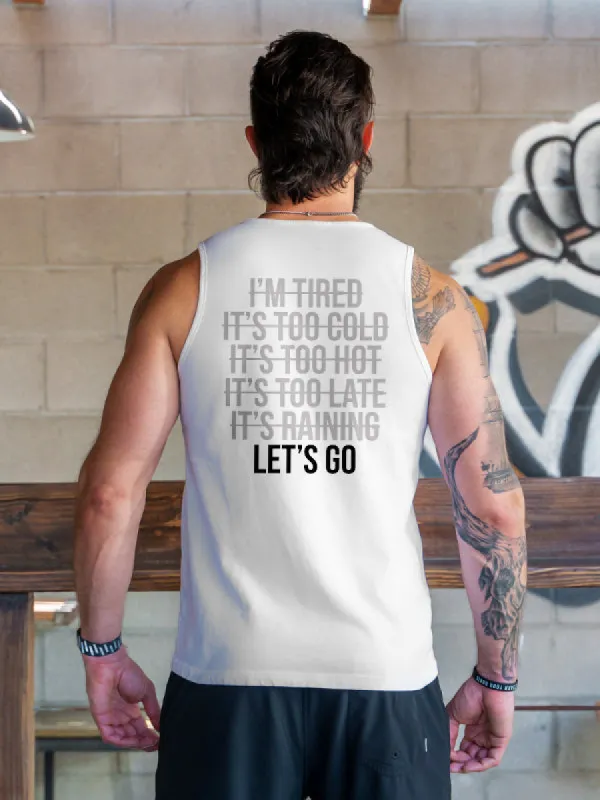 Let's Go Printed Vest sold by Polyalien