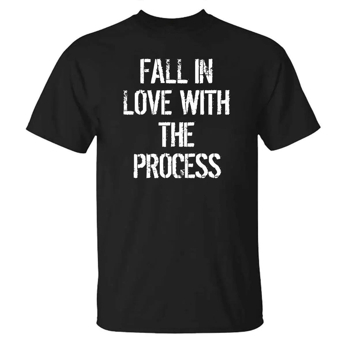 Fall In Love With The Process Printed T-shirt sold by Polyalien product image thumbnail 2