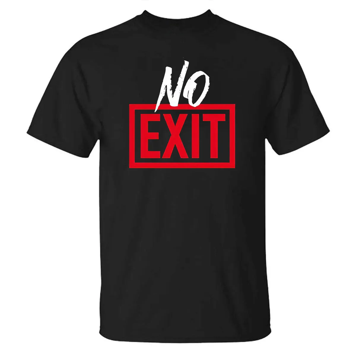 No Exit Printed Casual T-shirt sold by Polyalien product image thumbnail 2