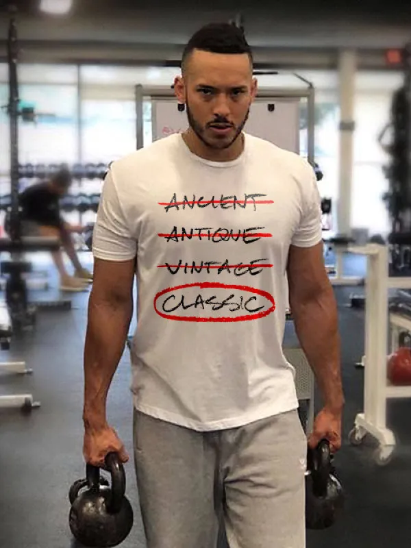 Ancient Antique Vintage Classic Print Men's  T-Shirt sold by Polyalien