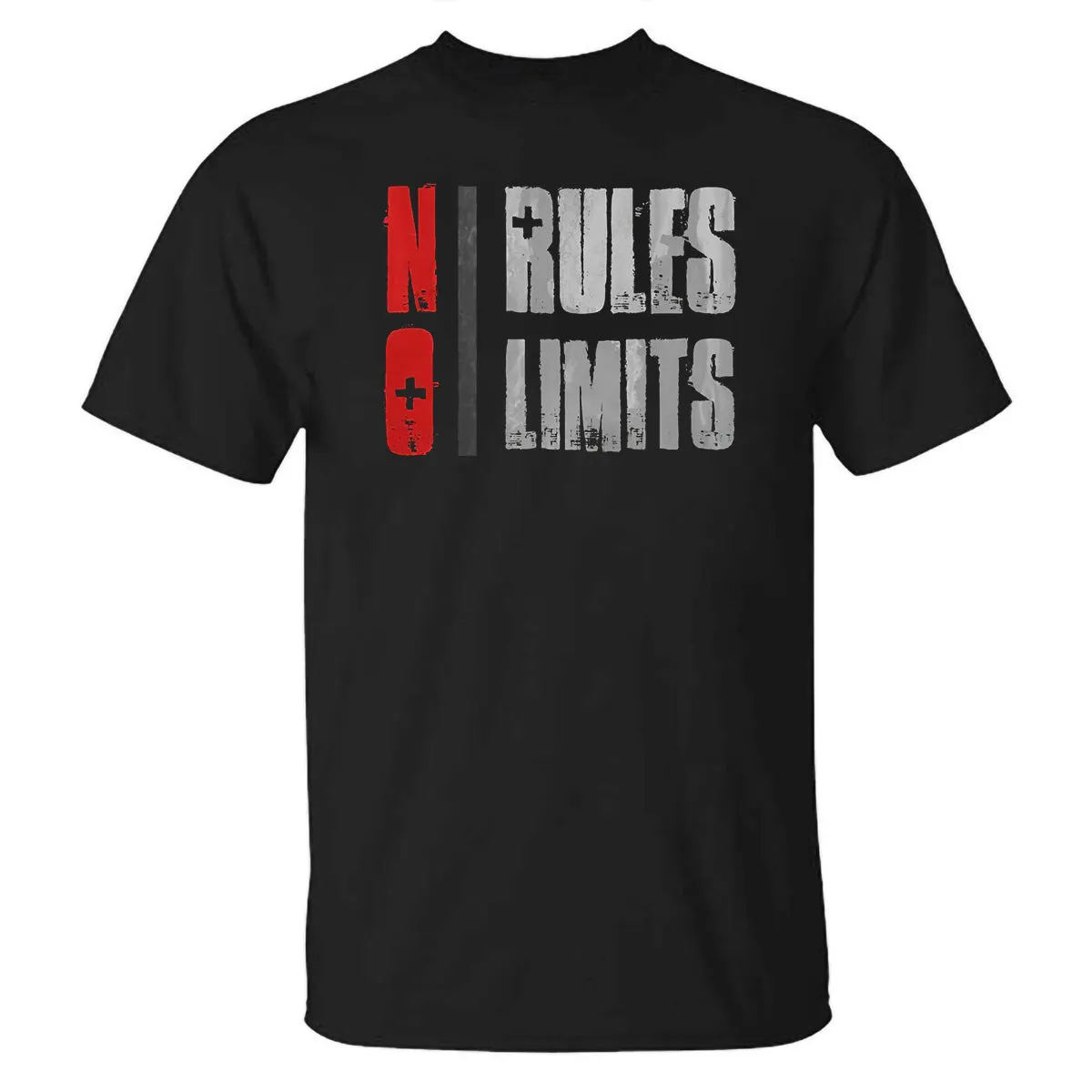 No Rules No Limits Printed T-shirt sold by Polyalien product image thumbnail 2