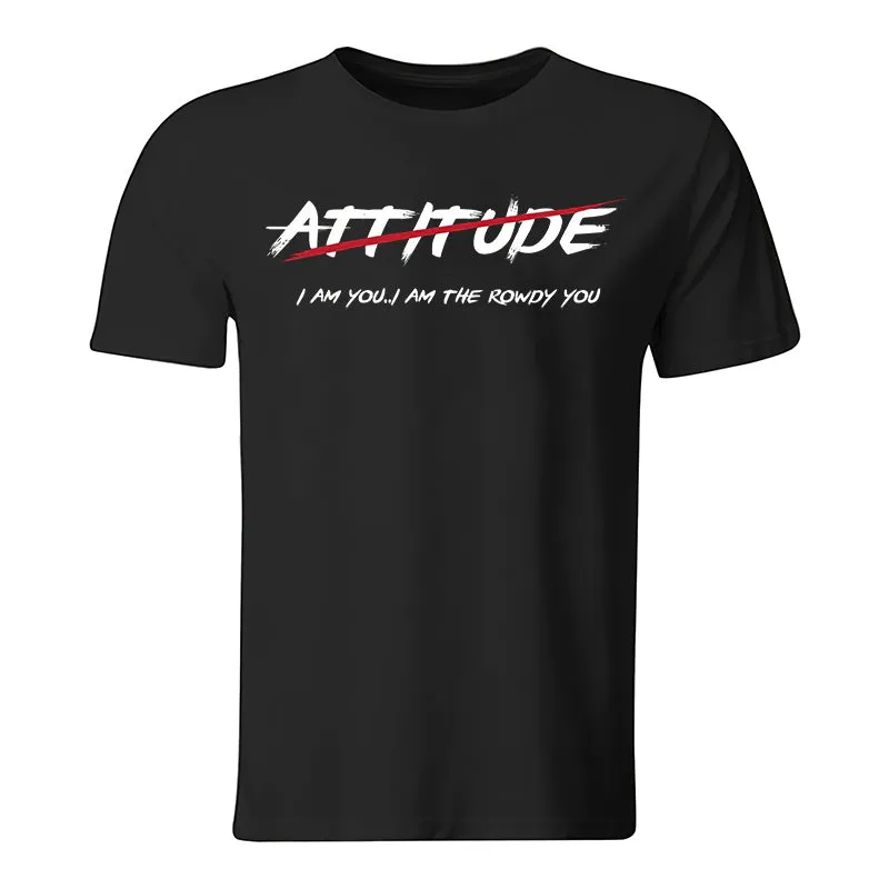 I Am You..Am The Rowdy You Letter Print Men's T-Shirt sold by Polyalien product image thumbnail 2