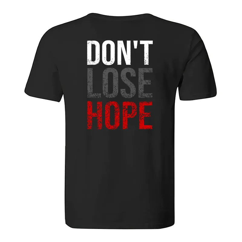 Don't Lose Hope Printed Men's T-Shirt sold by Polyalien product image thumbnail 2