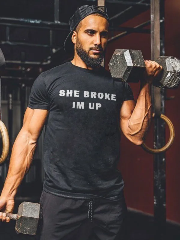 She Broke Im Up T-shirt Sold Out sold by Polyalien