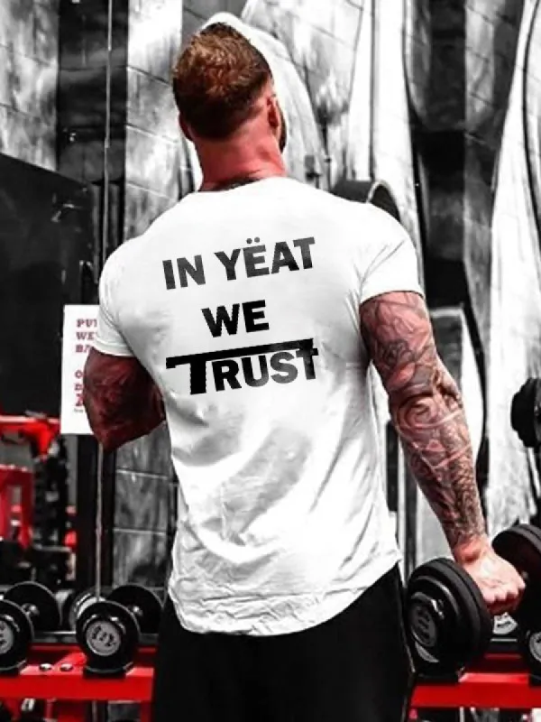 IN YËAT WE TRUST T-shirt sold by Polyalien