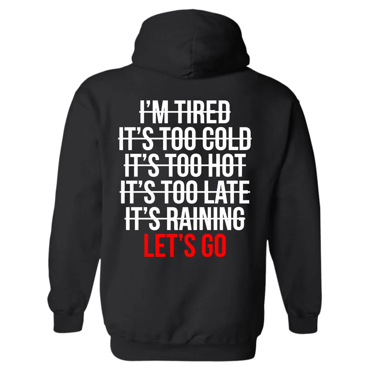 Let's Go Printed Casual Hoodie sold by Polyalien product image thumbnail 2