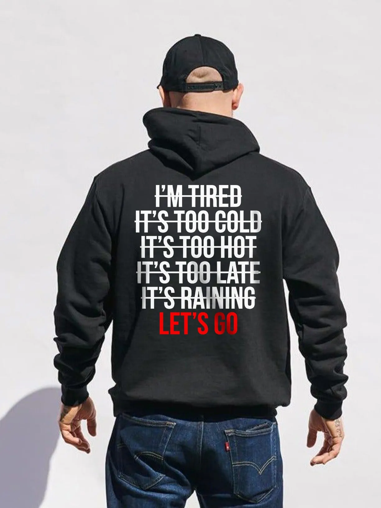 Let's Go Printed Casual Hoodie sold by Polyalien product image thumbnail 5